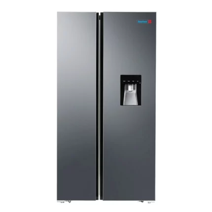 SCANFROST SFSBS 500B SIDE BY SIDE REFRIGERATOR 496L STAINLESS STEEL FROST FREE RECESSED HANDLE